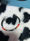 Sunset seed beaded bracelet