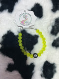 Lime eightball bracelet