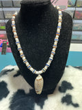 White shell necklace